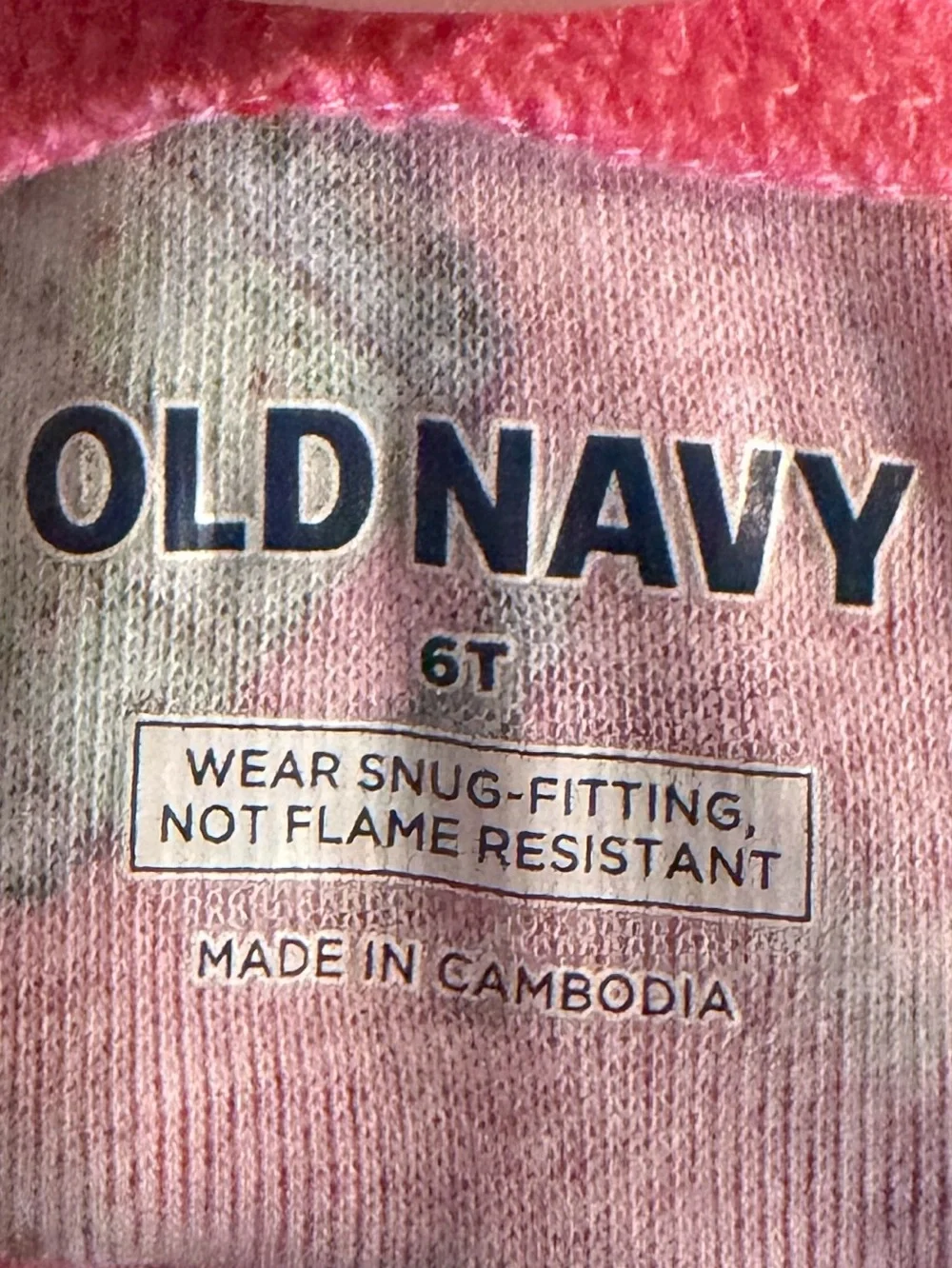 Kids old navy pjs size 6t